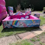 Pink Unicorn Ball Pit and Soft Play