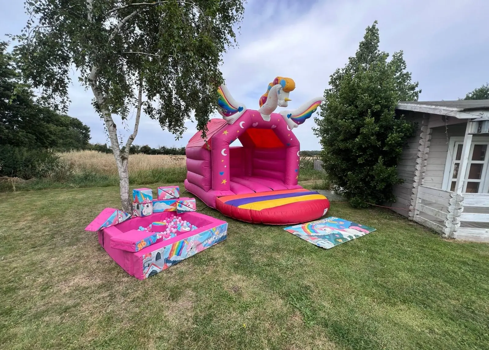 Unicorn Bouncy Castle GabSav's Party Hire