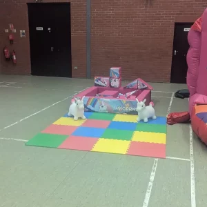 GabSav's Party Hire Unicorn Soft Play In a Hall