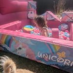 Pink 3D Unicorn Bouncy Castle - Image 4