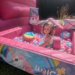 Pink Unicorn Bouncy Castle