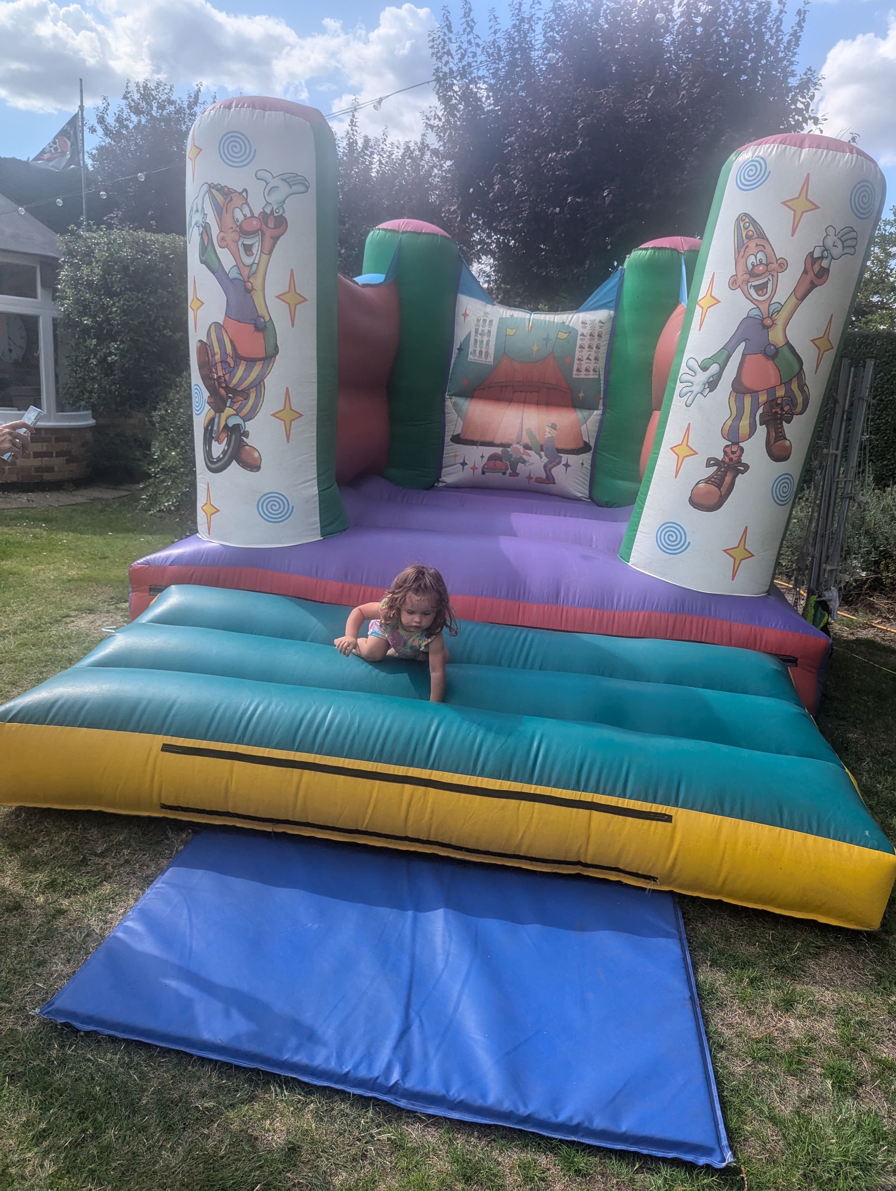 Bouncy Castle Hire Witham Clown Castle Little Girl