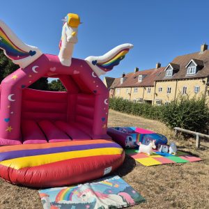 The Gabie Package – Unicorn Bouncy Castle, Ball Pit and Soft Play Outdoors