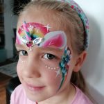 Painty McPaintface Facepainter Colchester Young Girl Unicorn