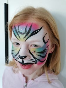 Painty McPaintface Facepainter Colchester Young Girl Tiger