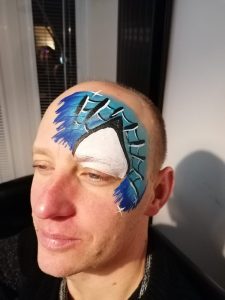 Painty McPaintface Facepainter Colchester Adult Spider Man