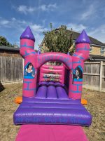 Toddler Bouncy Castle Pink Girls Ella's Castle GabSav's Party Hire