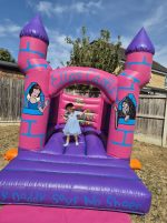 Toddler Pink Snow White Bouncy Castle - Image 2