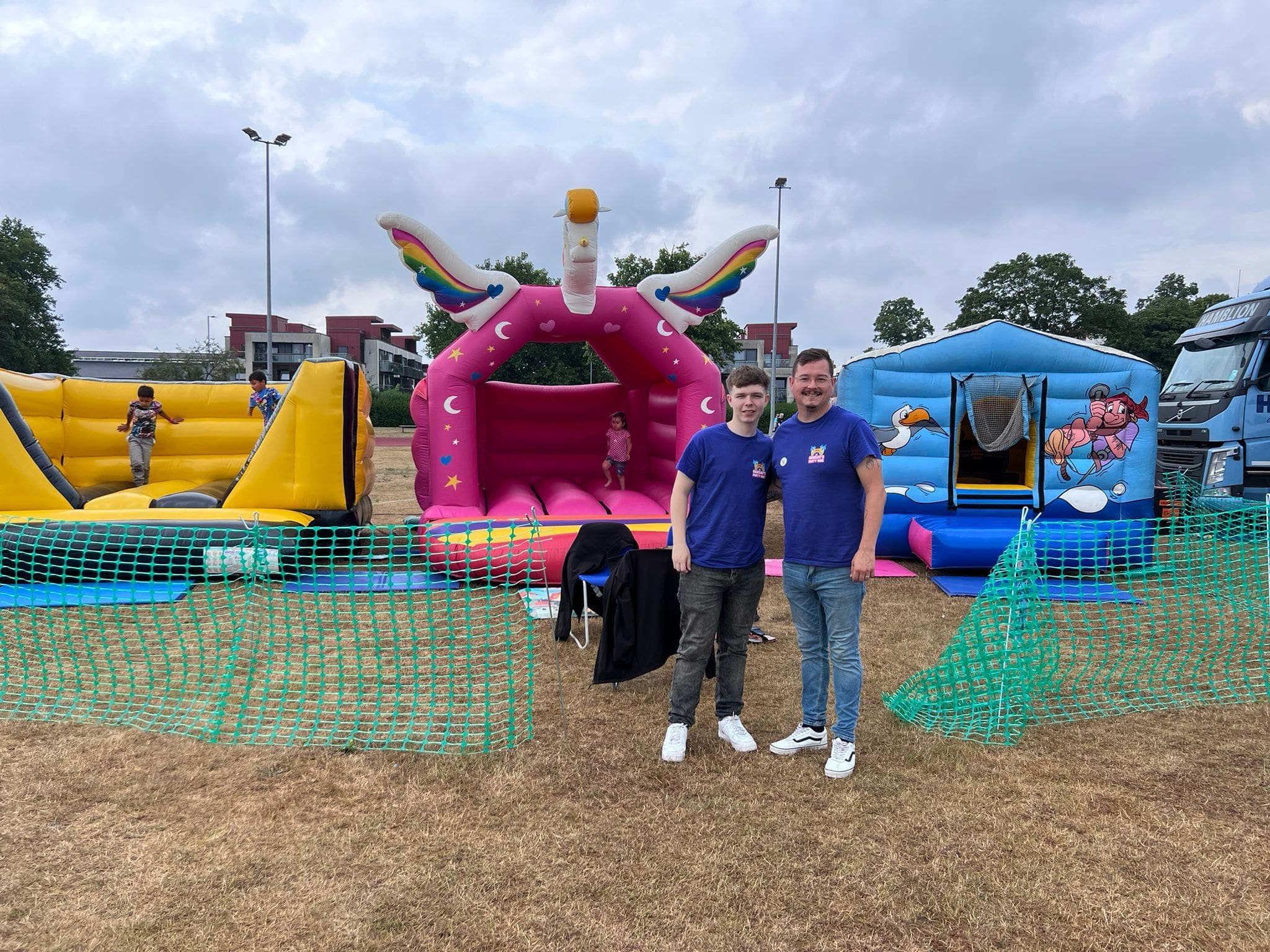 Event bouncy castle hire charity event